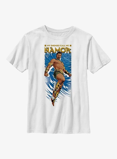 Marvel Black Panther: Wakanda Forever Namor Entrance Youth T-Shirt
