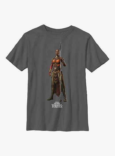 Marvel Black Panther: Wakanda Forever Okoye Simple Youth T-Shirt
