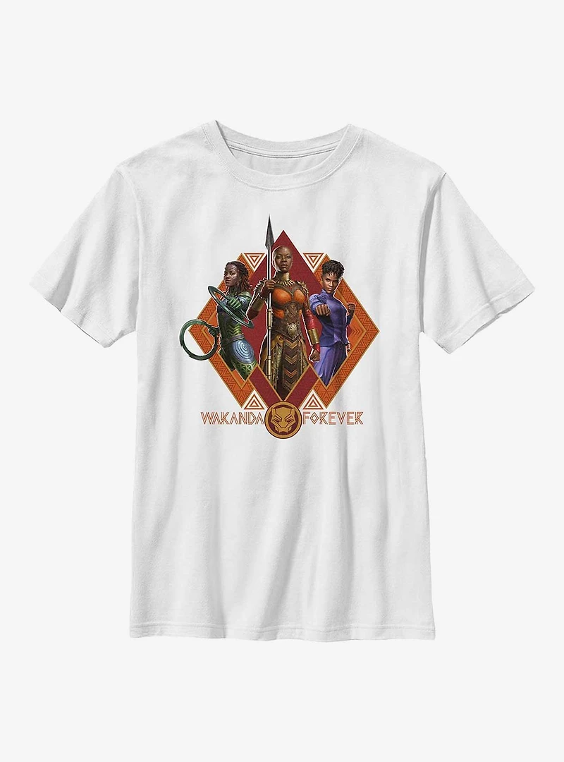 Marvel Black Panther: Wakanda Forever Trio Youth T-Shirt