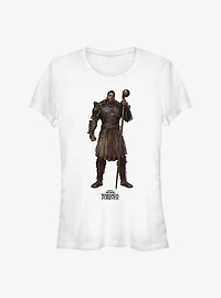 Marvel Black Panther: Wakanda Forever M'Baku Action Pose Girls T-Shirt
