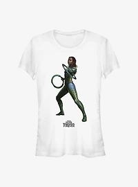 Marvel Black Panther: Wakanda Forever Nakia Action Pose Girls T-Shirt
