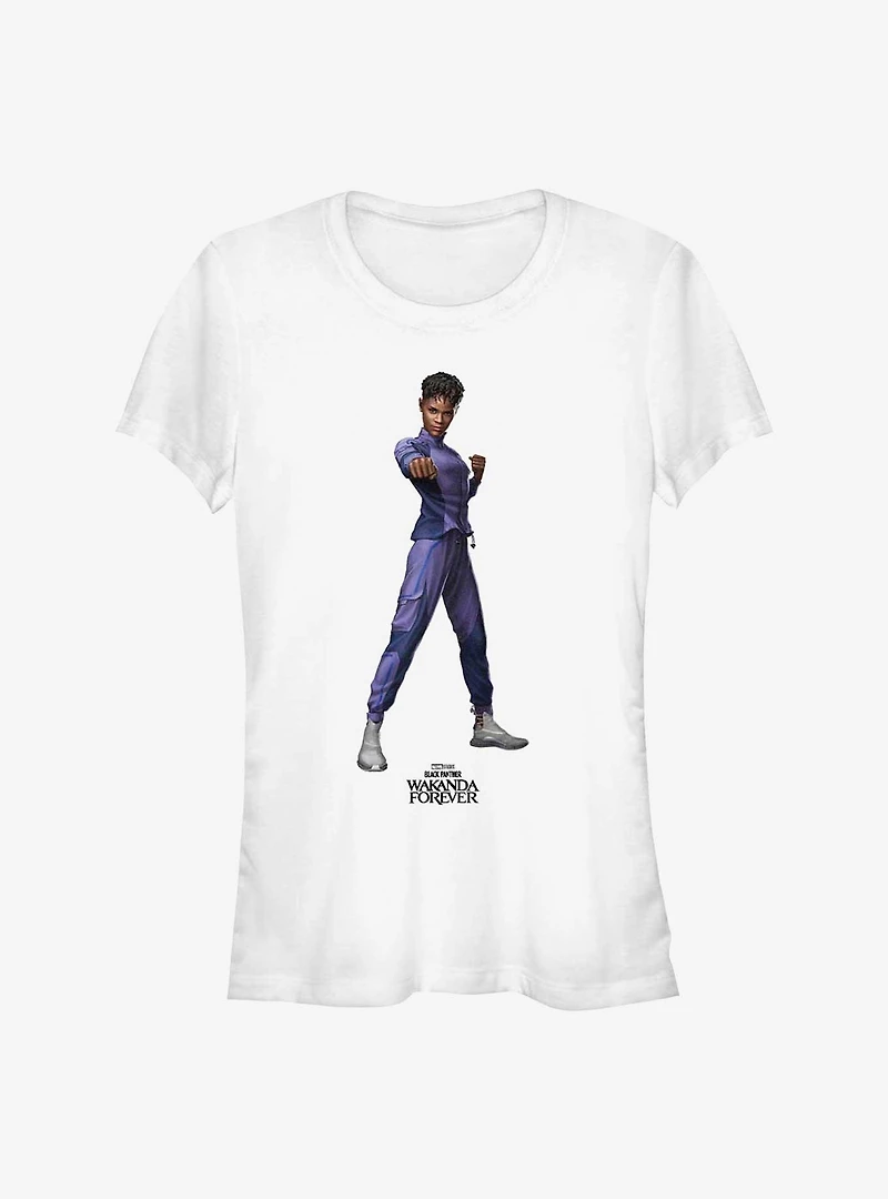 Marvel Black Panther: Wakanda Forever Shuri Action Pose Girls T-Shirt
