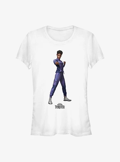 Marvel Black Panther: Wakanda Forever Shuri Action Pose Girls T-Shirt