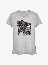 Marvel Black Panther: Wakanda Forever Ironheart Suit Detail Girls T-Shirt