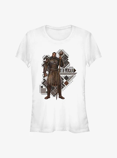 Marvel Black Panther: Wakanda Forever Mbaku Hero Shot Girls T-Shirt