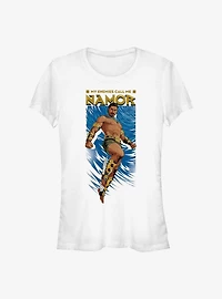 Marvel Black Panther: Wakanda Forever Namor's Epic Entrance Girls T-Shirt