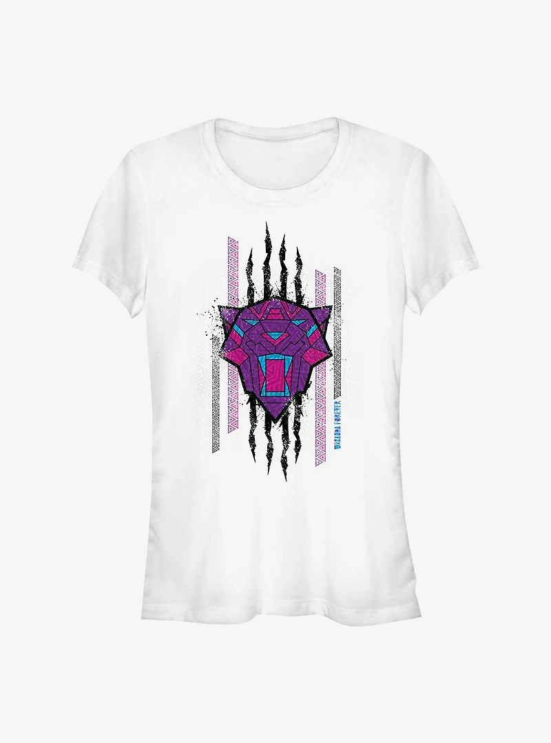 Marvel Black Panther: Wakanda Forever Panther Scratch Girls T-Shirt