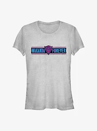 Marvel Black Panther: Wakanda Forever Roaring Panther Logo Girls T-Shirt