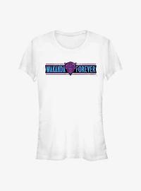 Marvel Black Panther: Wakanda Forever Roaring Panther Logo Girls T-Shirt