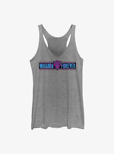 Marvel Black Panther: Wakanda Forever Roaring Panther Logo Girls Tank