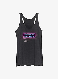 Marvel Black Panther: Wakanda Forever Neon Wakandan Text Girls Tank