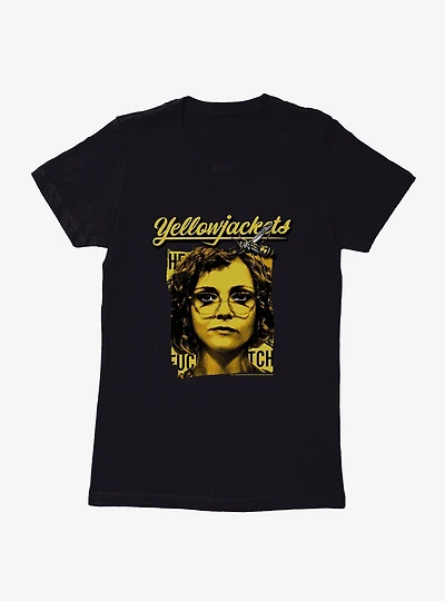 Yellowjackets Close Up Misty Womens T-Shirt