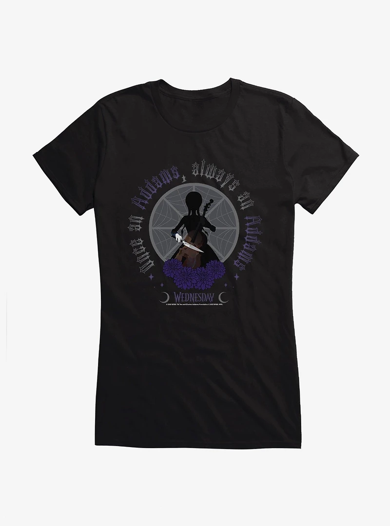 Wednesday Always An Addams Girls T-Shirt