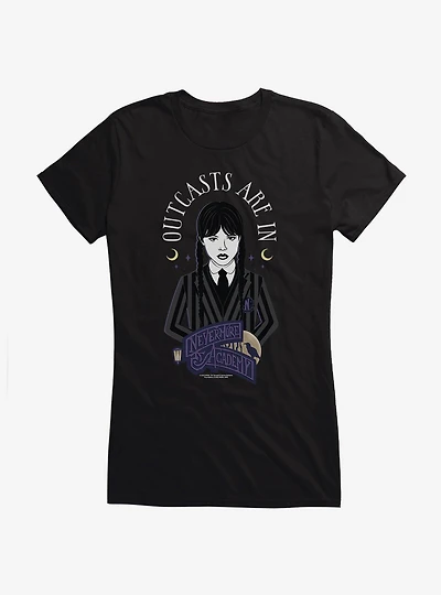 Wednesday Outcasts Are Girls T-Shirt