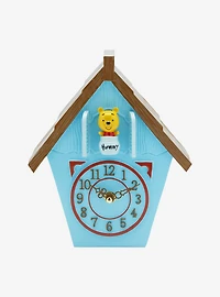 Disney Winnie the Pooh Figural Pooh Bear House Table Clock