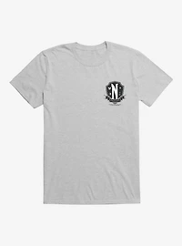 Wednesday Nevermore Academy Crest T-Shirt