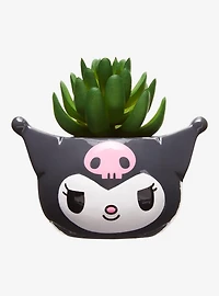 Sanrio Kuromi Faux Succulent Planter