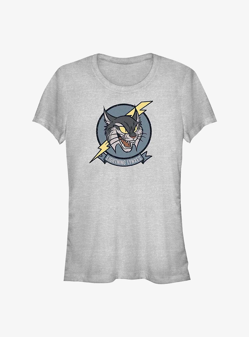 Disney Strange World Lightning Lynxes Badge Girls T-Shirt