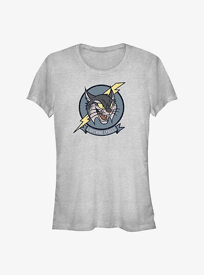 Disney Strange World Lightning Lynxes Badge Girls T-Shirt