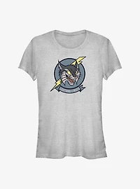 Disney Strange World Lightning Lynxes Badge Girls T-Shirt