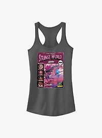 Disney Strange World Comic Book Adventuress Girls Tank