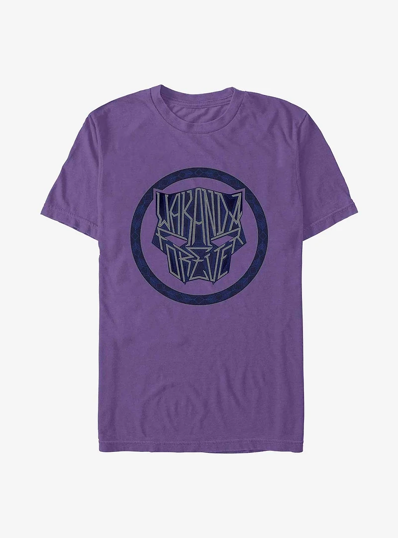 Marvel Black Panther: Wakanda Forever Sigil Graffiti T-Shirt