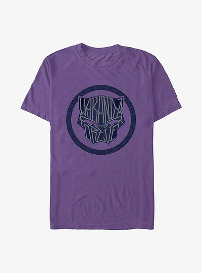 Marvel Black Panther: Wakanda Forever Sigil Graffiti T-Shirt