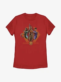 Marvel Black Panther: Wakanda Forever Trio Womens T-Shirt