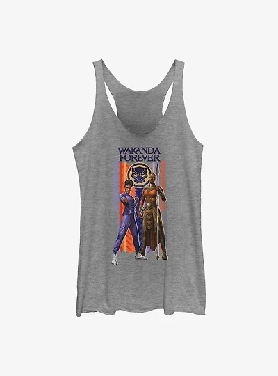 Marvel Black Panther: Wakanda Forever Shuri Okoye Banner Womens Tank Top