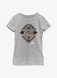 Marvel Black Panther: Wakanda Forever M'Baku Crest Youth Girls T-Shirt