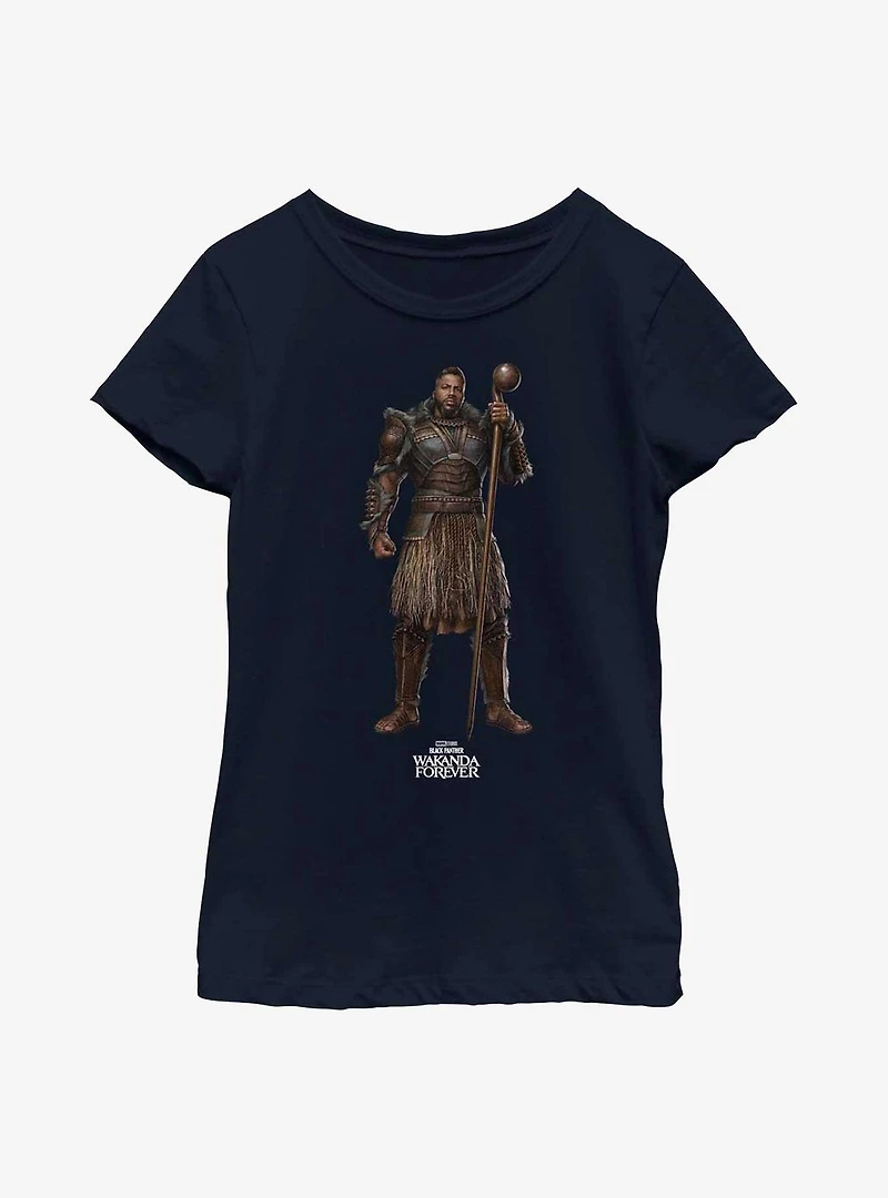 Marvel Black Panther: Wakanda Forever Mbaku Simple Youth Girls T-Shirt