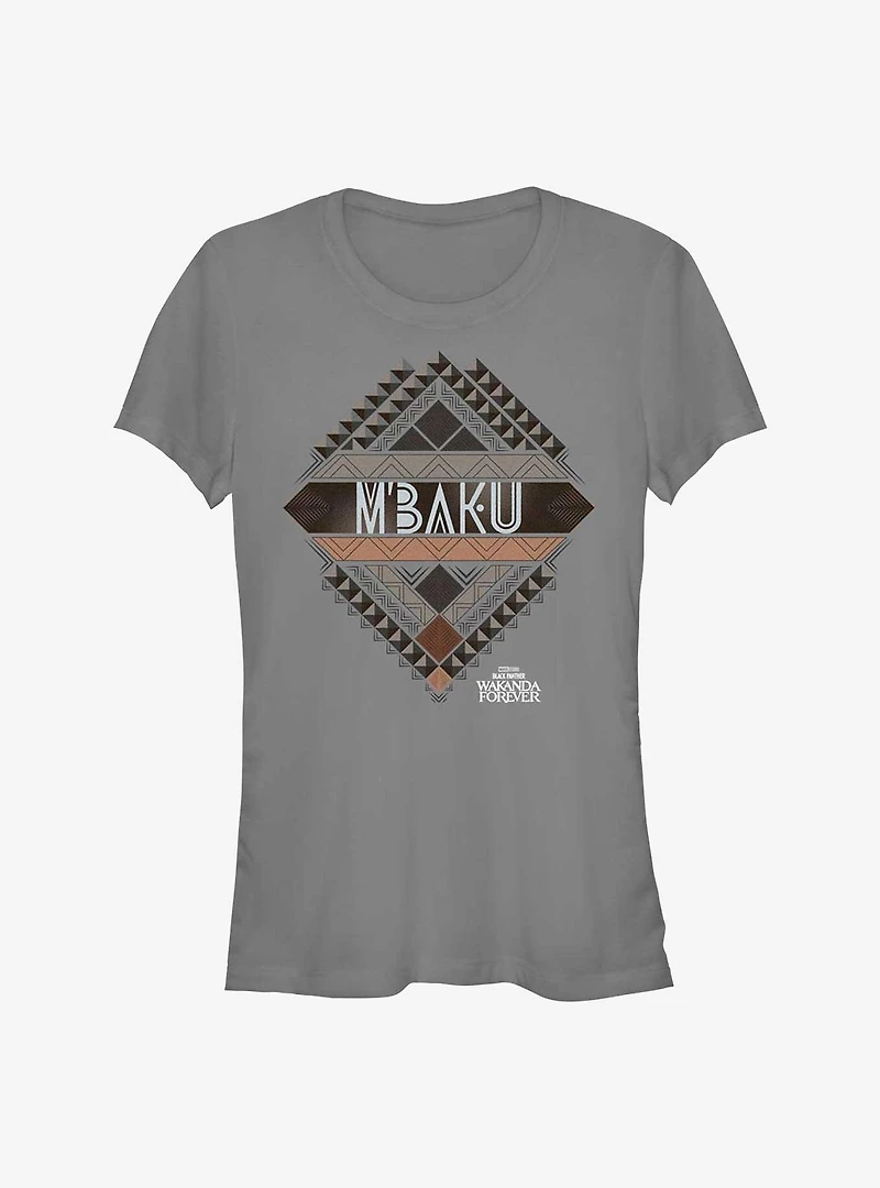 Marvel Black Panther: Wakanda Forever M'Baku Crest Girls T-Shirt