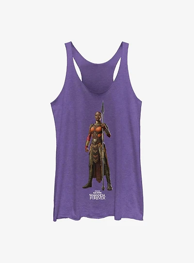 Marvel Black Panther: Wakanda Forever Okoye Action Pose Girls Tank
