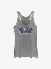 Marvel Black Panther: Wakanda Forever Geometric Logo Girls Tank