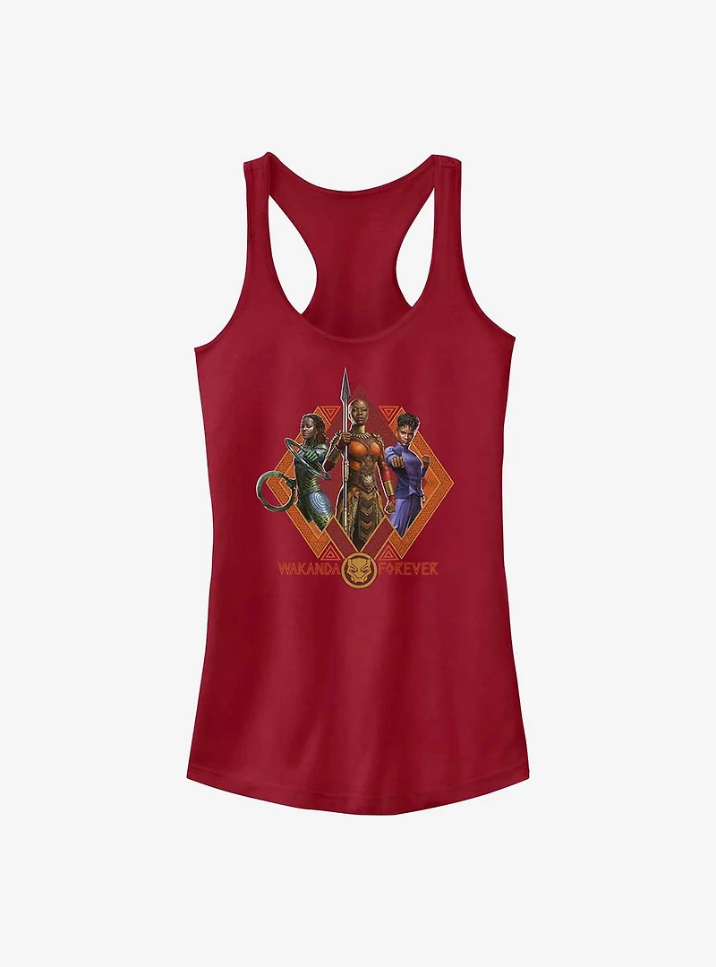 Marvel Black Panther: Wakanda Forever Warrior Trio Girls Tank