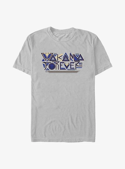 Marvel Black Panther: Wakanda Forever Geometric Logo T-Shirt