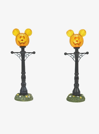 Disney Mickey Mouse Pumpkintown St Lights Figurine