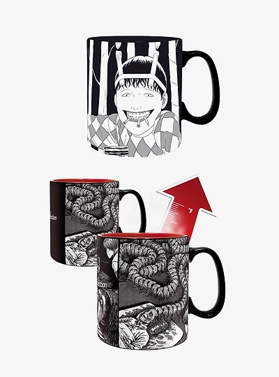 Junji Ito Honored Ancestor and Souichi's Curse Mug Set