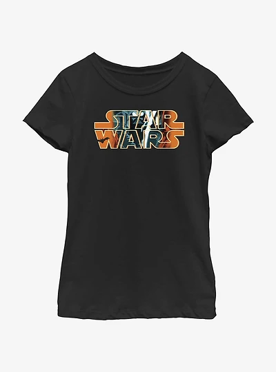 Star Wars Halloween Composition Logo Youth Girls T-Shirt