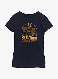 Star Wars Dark Side Candy Youth Girls T-Shirt