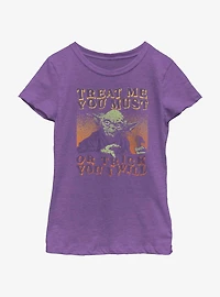 Star Wars Treat You Must Youth Girls T-Shirt