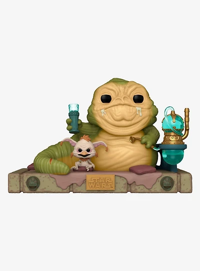 Funko Pop! Movie Moment Star Wars Return of the Jedi 40th Anniversary Jabba the Hutt and Salacious Crumb Vinyl Bobble-Head