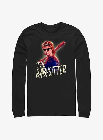 Stranger Things Steve The Babysitter Long-Sleeve T-Shirt