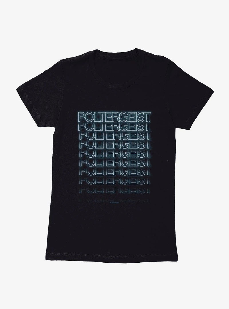 Poltergeist Layered Logo Womens T-Shirt