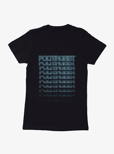 Poltergeist Layered Logo Womens T-Shirt