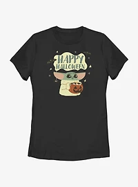 Star Wars The Mandalorian Child Halloween Womens T-Shirt