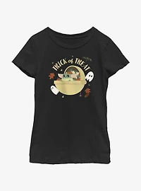 Star Wars The Mandalorian Trick Or Treat Child Youth Girls T-Shirt