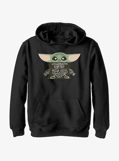 Star Wars The Mandalorian Skeleton Child Youth Hoodie