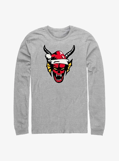 Stranger Things Christmas Hellfire Club Long-Sleeve T-Shirt