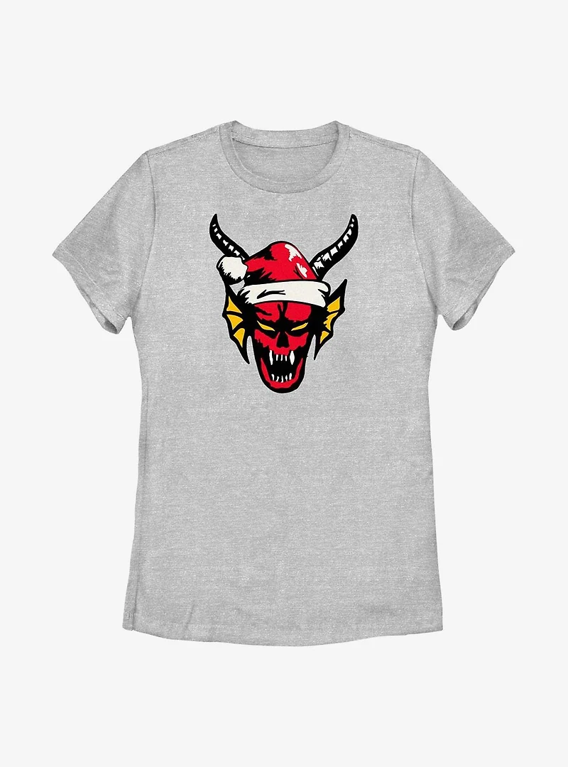 Stranger Things Christmas Hellfire Club Womens T-Shirt